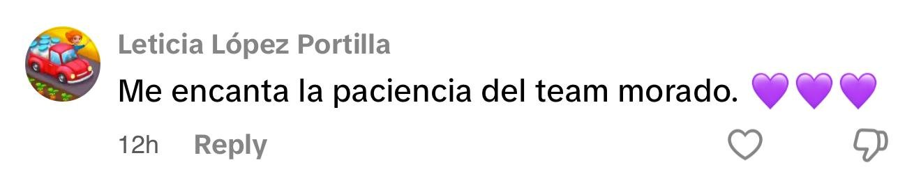 Reseña de Leticia López Portilla — la paciencia del team morado