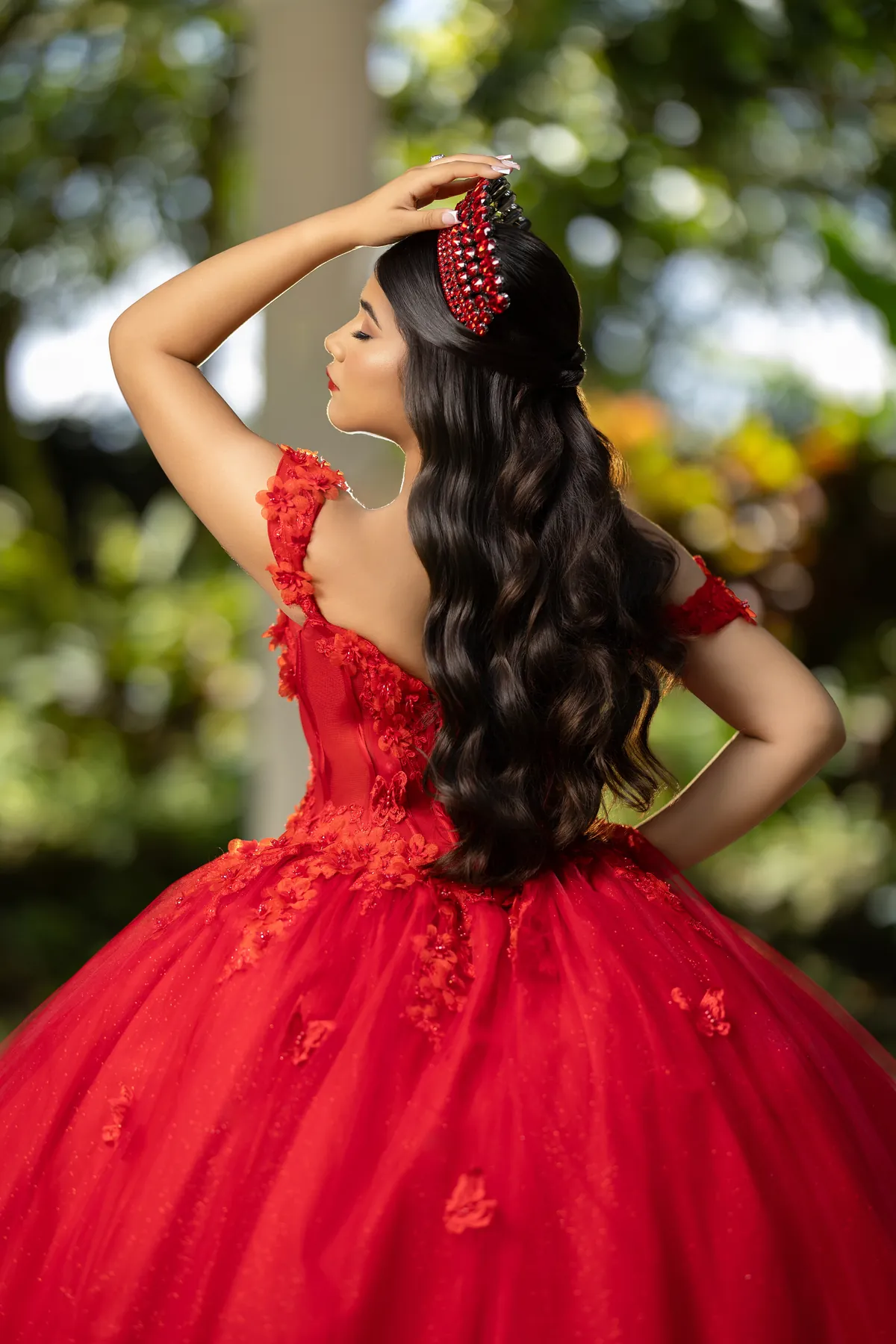 Sesión de quinceañera en locación premium de Miami por Team Morado Photography